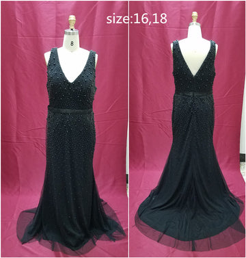 Sleeveless plus size evening dresses by Darius