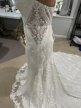 C2023-SS6L4 - vestido de novia sin tirantes con encaje, pedrería y bordado