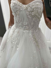 C2023-SH351 - vestido de recepción vestido de novia alto-bajo sin tirantes