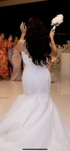 C2024-NAL50 - sweetheart strapless fit-to-flare wedding dress with beaded embroidery and mermaid hem