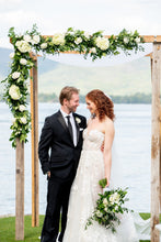 C2024-GL601 - lace embroidered a-line wedding gown