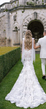 C2024-GL104 - sleeveless embroidered wedding gown