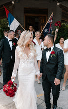 C2024-LSV27 - sexy long sleeve wedding gown