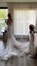 C2025-PC404 - sleeveless fitted 3D embroidered wedding gown
