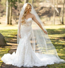 C2025-BB558 - sweetheart fit-to-flare mermaid wedding gown