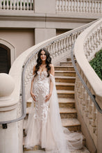 C2025-BP92 - elegant lace embroidered wedding gown