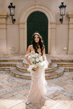 C2025-BP92 - elegant lace embroidered wedding gown
