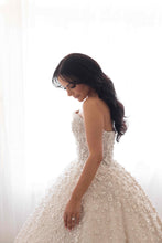 C2024-SBG626 - Strapless beaded formal ball gown wedding dress