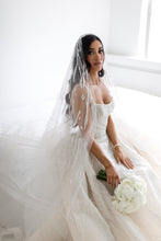C2023-BGR46 - vestido de novia formal con cuentas y tirantes finos