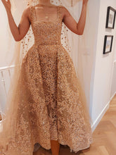 C2024-ES44 - backless beaded lace wedding gown