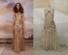 Style C2020-JParot - Robe de mariée de soirée formelle brodée de style vintage sans manches