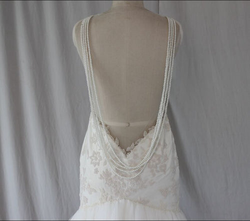 Robe de mariée inspirée de la Haute Couture réalisée par Darius
