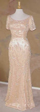 Style 2160 - Short sleeve mother of the bride evening dress