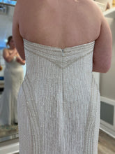 C2023-spL551 - beaded strapless plus size wedding gown