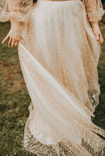 C2022-SSL76 - Vestido de novia de talla grande con manga obispo transparente