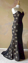 Estilo 8200 - vestido formal de noche para desfile sin tirantes
