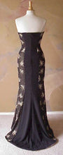 Estilo 8200 - vestido formal de noche para desfile sin tirantes