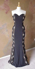 Estilo 8200 - vestido formal de noche para desfile sin tirantes