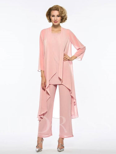 Traje pantalón formal de talla grande para madre de la novia
