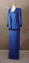 Style #C494 - Blue Two Piece Mother of the Bride Evening Dress
