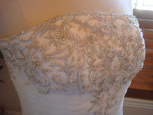 Style D2012 - strapless a-line petite formal organza ball gown wedding dress