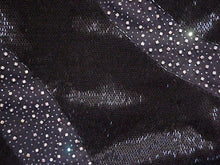 Style C97B - Darius Cordell halter style black liquid beaded pageant gown